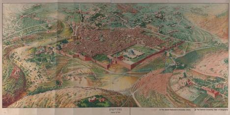 Jerusalem Map, 1929