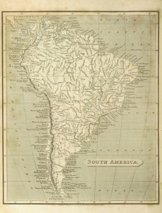 South America. PELHAM, Cavendish, 1808